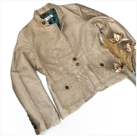 Hotline  Lady Chaqueta Diesel Blazer Camel Lg - Picture 2 of 8